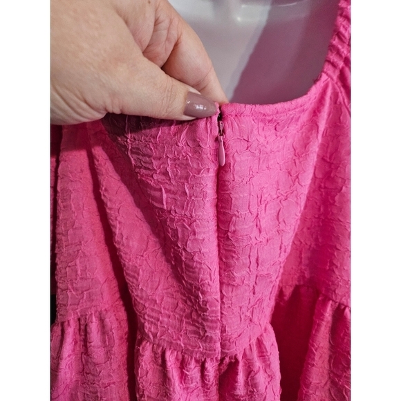 Future Collective/Gabriella Karefa-Johnson Square Tie Neck Puffed Sleeve Top - Picture 10 of 11